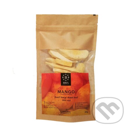 Kávy a čaje: Mrazom sušené mango 30g (Brix). Brix, 2019 Kávy a čaje: Mrazom sušené mango 30g (Brix). Brix, 2019