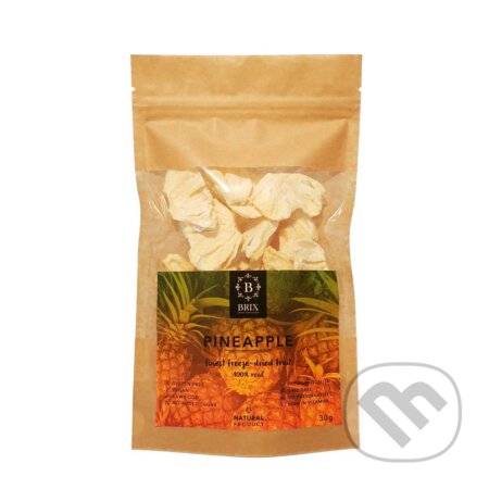 Kávy a čaje: Mrazom sušený ananás 30g (Brix). Brix, 2019 Kávy a čaje: Mrazom sušený ananás 30g (Brix). Brix, 2019