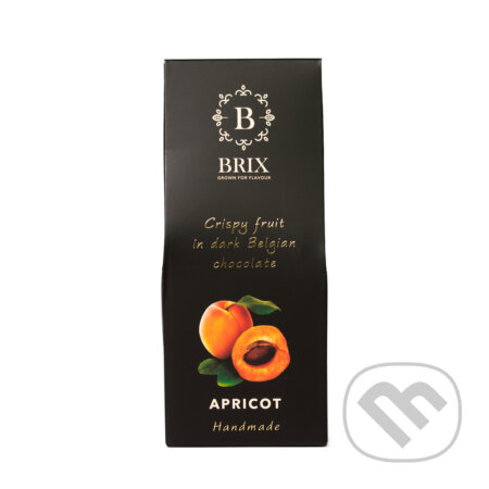 Marhuľa v horkej čokoláde Callebaut 80g (Brix). Brix, 2019 Marhuľa v horkej čokoláde Callebaut 80g (Brix). Brix, 2019