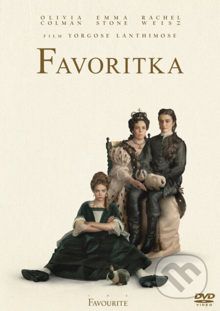 Film: Favoritka (Yorgos Lanthimos) (DVD). Bonton Film, 2019 Film: Favoritka (Yorgos Lanthimos) (DVD). Bonton Film, 2019
