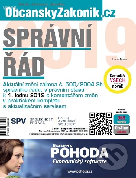 E-kniha: Správní řád 2019 s komentářem změn (DonauMedia). DonauMedia, 2019 E-kniha: Správní řád 2019 s komentářem změn (DonauMedia). DonauMedia, 2019