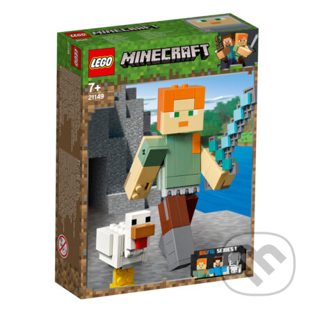 Společenská hra: LEGO Minecraft 21149 Veľká figúrka Minecraft: Alex so sliepkou (LEGO). LEGO, 2019 Společenská hra: LEGO Minecraft 21149 Veľká figúrka Minecraft: Alex so sliepkou (LEGO). LEGO, 2019