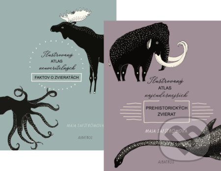 Kniha: Ilustrovaný atlas neuveriteľných faktov o zvieratách + Ilustrovaný atlas najčudesnejších prehistorických zvierat (kolekcia) (Maja Säfström). Albatros SK, 2019 Kniha: Ilustrovaný atlas neuveriteľných faktov o zvieratách + Ilustrovaný atlas najčudesnejších prehistorických zvierat (kolekcia) (Maja Säfström). Albatros SK, 2019