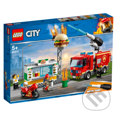 Společenská hra: LEGO City - Zásah hasičov v burgrárni (LEGO). LEGO, 2019 Společenská hra: LEGO City - Zásah hasičov v burgrárni (LEGO). LEGO, 2019