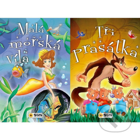 Kniha: Tři prasátka, Malá mořská víla (SUN). SUN, 2018 Kniha: Tři prasátka, Malá mořská víla (SUN). SUN, 2018