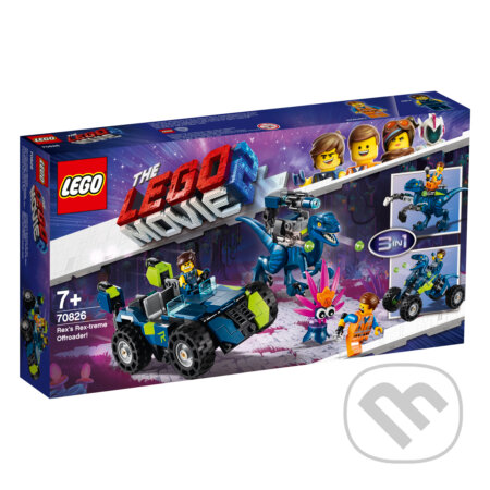 Spoločenská hra: LEGO Movie 70826 Rexov Rextrémny teréniak! (LEGO). LEGO, 2019 Spoločenská hra: LEGO Movie 70826 Rexov Rextrémny teréniak! (LEGO). LEGO, 2019