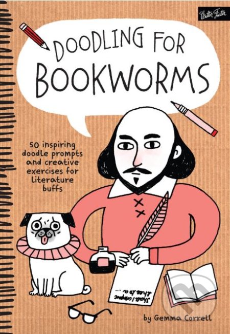 Kniha: Doodling for Bookworms (Gemma Correll). Walter Foster, 2015 Kniha: Doodling for Bookworms (Gemma Correll). Walter Foster, 2015
