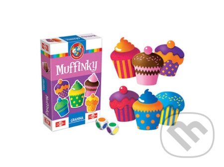 Spoločenská hra: Muffinky (Granna). Granna, 2015 Spoločenská hra: Muffinky (Granna). Granna, 2015