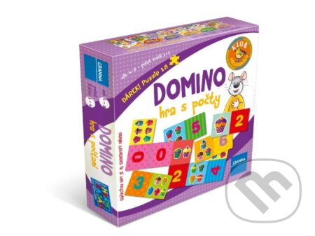 Spoločenská hra: Domino – hra s počty (Granna). Granna, 2016 Spoločenská hra: Domino – hra s počty (Granna). Granna, 2016