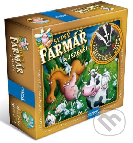 Společenská hra: Superfarmář & Jezevec (Karol Borsuk). Granna, 2017 Společenská hra: Superfarmář & Jezevec (Karol Borsuk). Granna, 2017