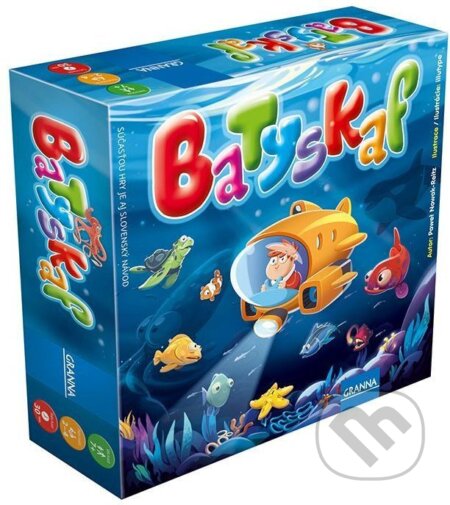 Spoločenská hra: Batyskaf (Granna). Granna, 2018 Spoločenská hra: Batyskaf (Granna). Granna, 2018