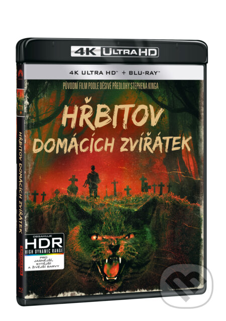 Film: Hřbitov domácích zvířátek (Mary Lambert, Pet Semetary, Pet Sematar, Kevin Kölsch a Dennis Widmyer) (UltraHDBlu-ray). Magicbox, 2019 Film: Hřbitov domácích zvířátek (Mary Lambert, Pet Semetary, Pet Sematar, Kevin Kölsch a Dennis Widmyer) (UltraHDBlu-ray). Magicbox, 2019