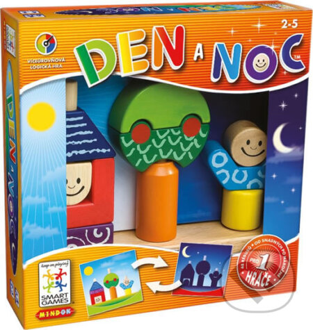 Společenská hra: Den a noc (SMART) (Raf Peeters). Mindok, 2018 Společenská hra: Den a noc (SMART) (Raf Peeters). Mindok, 2018