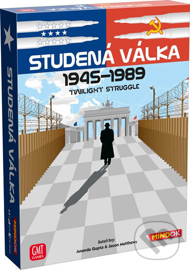 Spoločenská hra: Studená válka (Ananda Gupta a Jason Matthews). Mindok, 2018 Spoločenská hra: Studená válka (Ananda Gupta a Jason Matthews). Mindok, 2018