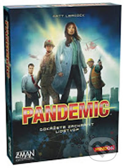 Společenská hra: Pandemic: Dokážete zachránit lidstvo? (Matt Leacock). Mindok, 2018 Společenská hra: Pandemic: Dokážete zachránit lidstvo? (Matt Leacock). Mindok, 2018