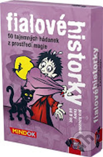 Spoločenská hra: Černé historky: Fialové historky (Andrea, Köhrsen Tobias a Bungter). Mindok, 2018 Spoločenská hra: Černé historky: Fialové historky (Andrea, Köhrsen Tobias a Bungter). Mindok, 2018