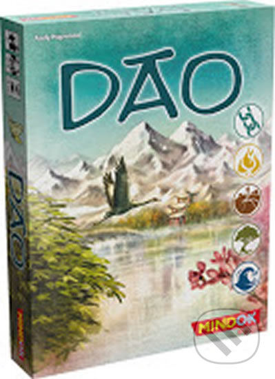 Spoločenská hra: DAO (Andy Hopwood). Mindok, 2018 Spoločenská hra: DAO (Andy Hopwood). Mindok, 2018