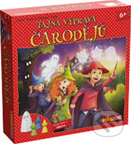 Spoločenská hra: Tajná výprava čarodějů (Michael Palm Lukas a Zach). Mindok, 2018 Spoločenská hra: Tajná výprava čarodějů (Michael Palm Lukas a Zach). Mindok, 2018