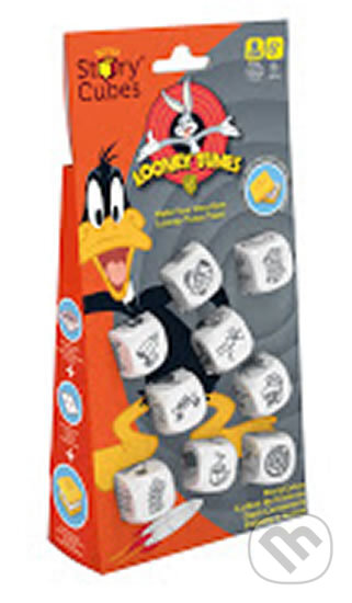 Spoločenská hra: Příběhy z kostek: Looney Tunes Story Cubes (Rorry O´Connor). Mindok, 2018 Spoločenská hra: Příběhy z kostek: Looney Tunes Story Cubes (Rorry O´Connor). Mindok, 2018