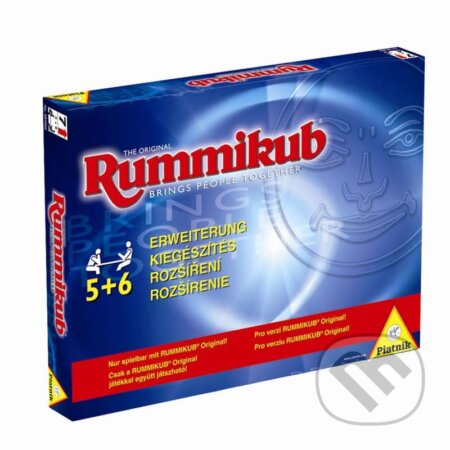 Spoločenská hra: Rummikub original rozšírenie pre 5. a 6. hráča (Piatnik). Piatnik Spoločenská hra: Rummikub original rozšírenie pre 5. a 6. hráča (Piatnik). Piatnik