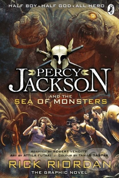 Kniha: Percy Jackson and the Sea of Monsters: The Graphic Novel (Rick Riordan). Puffin Books, 2013 Kniha: Percy Jackson and the Sea of Monsters: The Graphic Novel (Rick Riordan). Puffin Books, 2013