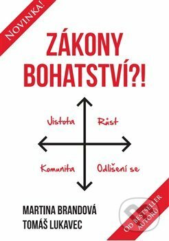 Kniha: Zákony bohatství?! (Martina Brandová a Tomáš Lukavec). Zákony bohatství, 2019 Kniha: Zákony bohatství?! (Martina Brandová a Tomáš Lukavec). Zákony bohatství, 2019