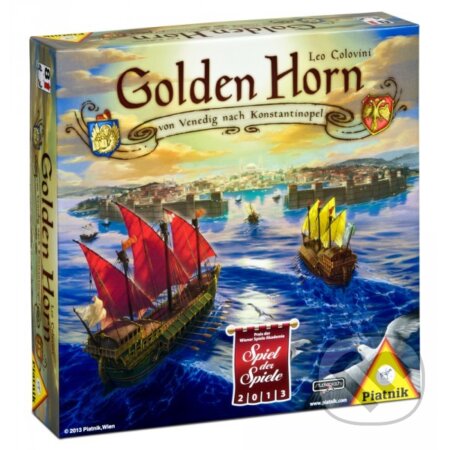 Spoločenská hra: Golden Horn (Leo Colovini). Piatnik, 2013 Spoločenská hra: Golden Horn (Leo Colovini). Piatnik, 2013