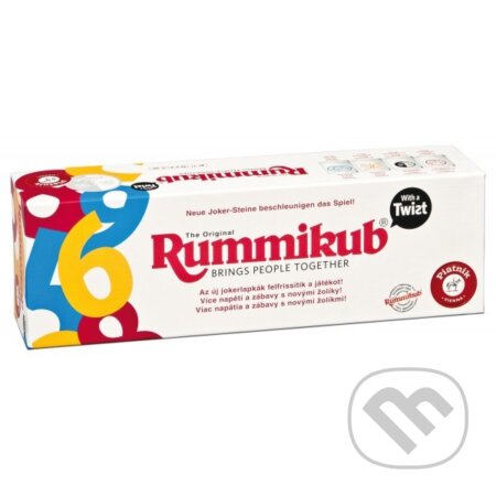 Společenská hra: Rummikub Twist (Ephraim Hertzano). Piatnik, 2016 Společenská hra: Rummikub Twist (Ephraim Hertzano). Piatnik, 2016