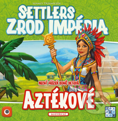 Spoločenská hra: Settlers: Zrod impéria-Aztékové (Rozšíření) (Ignacy Trzewiczek). REXhry, 2018 Spoločenská hra: Settlers: Zrod impéria-Aztékové (Rozšíření) (Ignacy Trzewiczek). REXhry, 2018