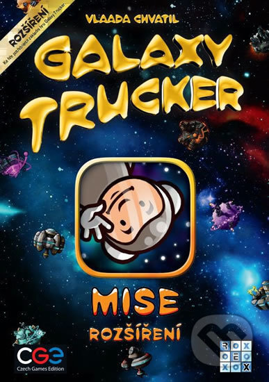 Spoločenská hra: Galaxy Trucker: Mise (Vlaada Chvátil). REXhry, 2018 Spoločenská hra: Galaxy Trucker: Mise (Vlaada Chvátil). REXhry, 2018