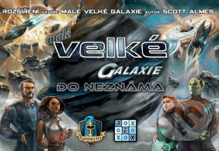 Spoločenská hra: Malé velké galaxie: Do neznáma/rozšíření (Scott Almes). REXhry, 2018 Spoločenská hra: Malé velké galaxie: Do neznáma/rozšíření (Scott Almes). REXhry, 2018