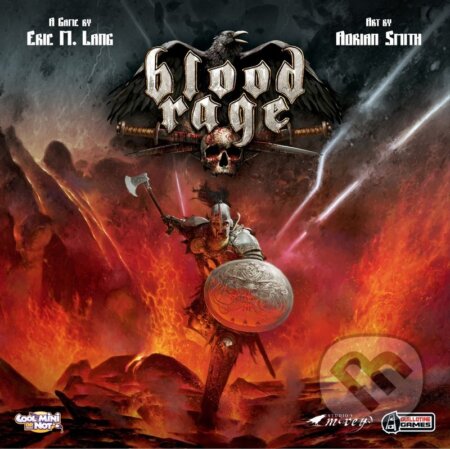 Společenská hra: Blood Rage: Soumrak bohů (Eric M. Lang). REXhry, 2015 Společenská hra: Blood Rage: Soumrak bohů (Eric M. Lang). REXhry, 2015