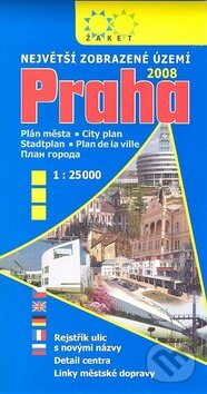 Kniha: Praha 2008 největší zobrazované území (Žaket). Žaket Kniha: Praha 2008 největší zobrazované území (Žaket). Žaket