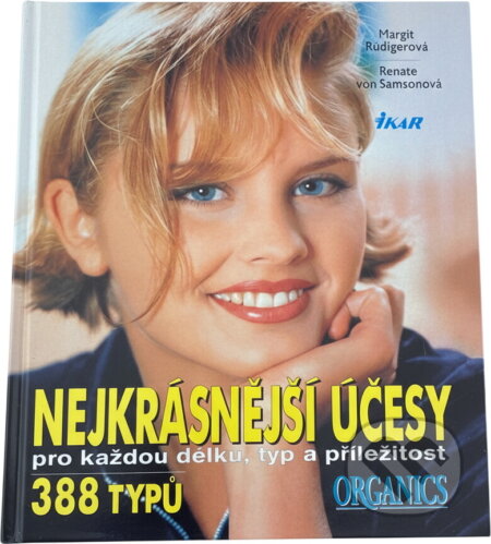 Kniha: Nejkrásnější účesy - 388 rad a tipů (Margit Rüdigerová). Ikar CZ, 1998 Kniha: Nejkrásnější účesy - 388 rad a tipů (Margit Rüdigerová). Ikar CZ, 1998