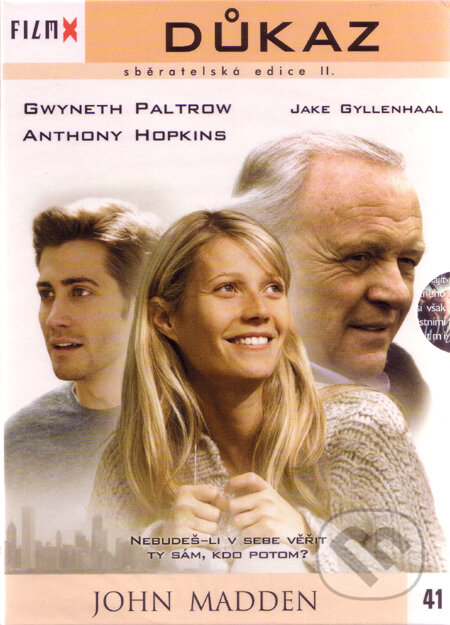 Film: Dôkaz (John Madden) (). Hollywood, 2005 Film: Dôkaz (John Madden) (). Hollywood, 2005