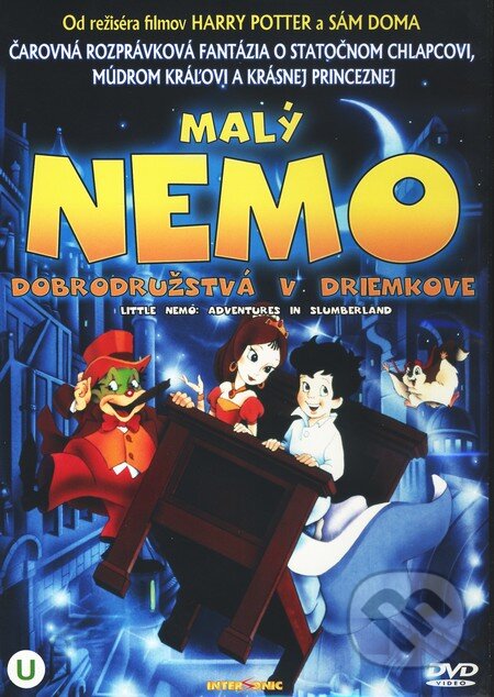 Film: Malý Nemo - Dobrodružstvá v Driemkove (Masami Hata a William T. Hurtz) (DVD). Intersonic, 1989 Film: Malý Nemo - Dobrodružstvá v Driemkove (Masami Hata a William T. Hurtz) (DVD). Intersonic, 1989