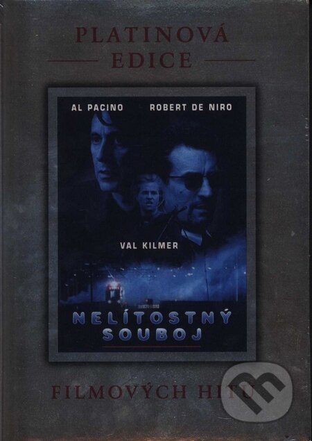 Film: Neľútostný súboj (Michael Mann) (DVD). Magicbox, 1995 Film: Neľútostný súboj (Michael Mann) (DVD). Magicbox, 1995