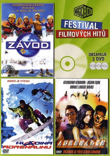 Film: Závod, Hladina adrenalínu, Adrenalín (kolekcia - 3 DVD) (Magicbox) (). Magicbox Film: Závod, Hladina adrenalínu, Adrenalín (kolekcia - 3 DVD) (Magicbox) (). Magicbox