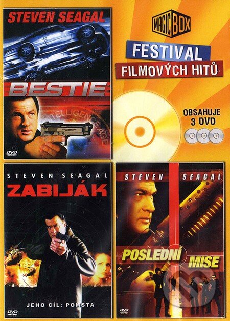 Film: Beštia, Zabijak, Posledná misia (kolekcia - 3 DVD) (Magicbox) (). Magicbox Film: Beštia, Zabijak, Posledná misia (kolekcia - 3 DVD) (Magicbox) (). Magicbox