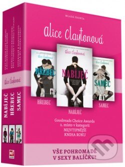 Kniha: Balíček 3ks pro ženy Samec+Hřebec+Nabíječ (Alice Claytonová). Mladá fronta, 2016 Kniha: Balíček 3ks pro ženy Samec+Hřebec+Nabíječ (Alice Claytonová). Mladá fronta, 2016