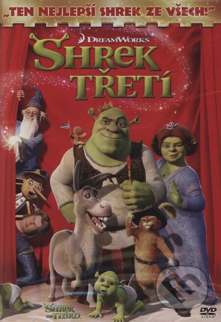 Film: Shrek tretí (Chris Miller a Raman Hui) (DVD). Bonton Film, 2007 Film: Shrek tretí (Chris Miller a Raman Hui) (DVD). Bonton Film, 2007