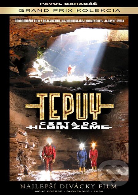 Film: Tepuy - Cesta do hlbín zeme (Pavol Barabáš) (DVD). K2 studio, 2007 Film: Tepuy - Cesta do hlbín zeme (Pavol Barabáš) (DVD). K2 studio, 2007