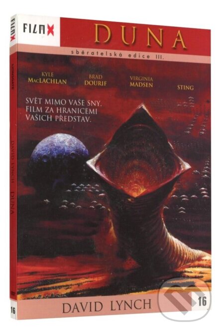 Film: Duna (Denis Villeneuve a David Lynch) (DVD). Hollywood, 1984 Film: Duna (Denis Villeneuve a David Lynch) (DVD). Hollywood, 1984
