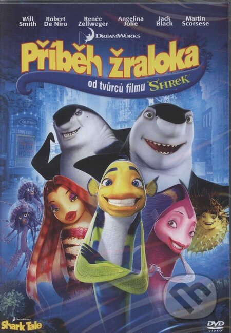 Film: Príbeh žraloka (Eric Bergeron, Bibo Bergeron, Rob Letterman a Vicky Jenson) (DVD). Bonton Film, 2004 Film: Príbeh žraloka (Eric Bergeron, Bibo Bergeron, Rob Letterman a Vicky Jenson) (DVD). Bonton Film, 2004