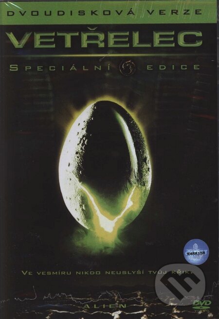 Film: Votrelec (Ridley Scott) (DVD). Bonton Film, 1979 Film: Votrelec (Ridley Scott) (DVD). Bonton Film, 1979