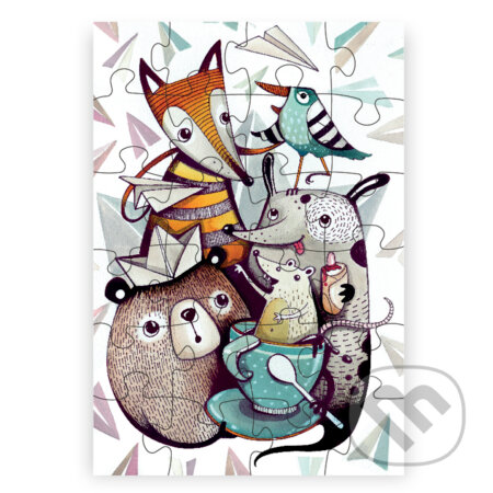 Puzzle: Dominika Šikulincová: Lesná crew (Dominika Šikulincová). Pucle, 2019 Puzzle: Dominika Šikulincová: Lesná crew (Dominika Šikulincová). Pucle, 2019