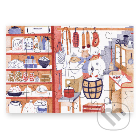 Puzzle: Simona Čechová: Špajzka (Simona Čechová). Pucle, 2019 Puzzle: Simona Čechová: Špajzka (Simona Čechová). Pucle, 2019