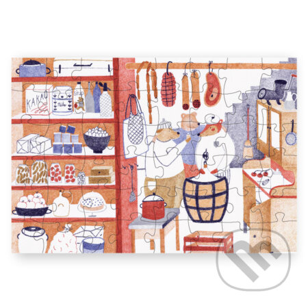 Puzzle: Simona Čechová: Špajzka (Simona Čechová). Pucle, 2019 Puzzle: Simona Čechová: Špajzka (Simona Čechová). Pucle, 2019