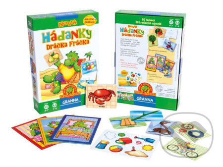 Společenská hra: Nové hádanky dráčka Fráčka (Granna). Granna, 2015 Společenská hra: Nové hádanky dráčka Fráčka (Granna). Granna, 2015