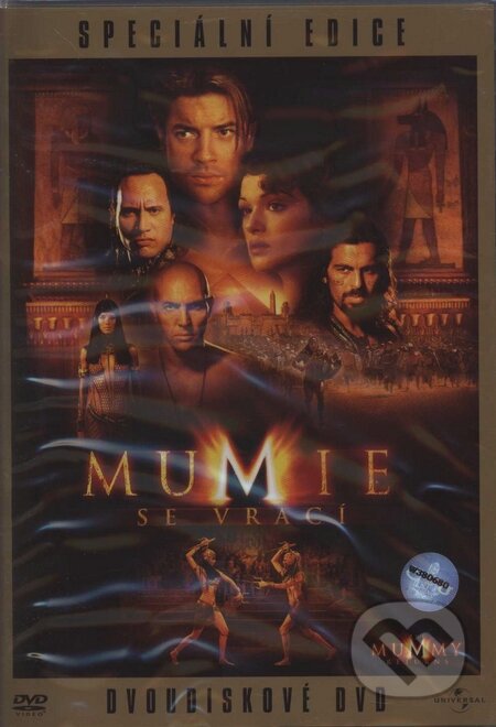 Film: Múmia sa vracia SE (2 DVD) (Stephen Sommers) (DVD). Bonton Film, 2001 Film: Múmia sa vracia SE (2 DVD) (Stephen Sommers) (DVD). Bonton Film, 2001